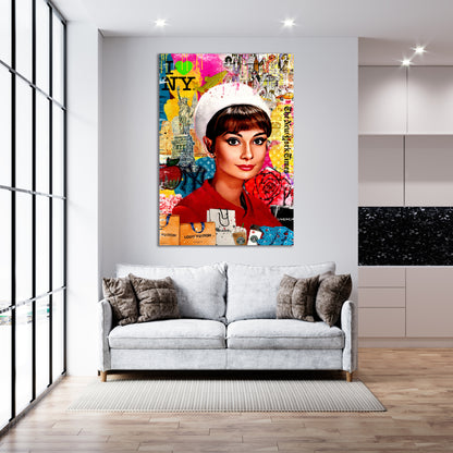 Obraz Canvas  POP Art Audrey Hepburn