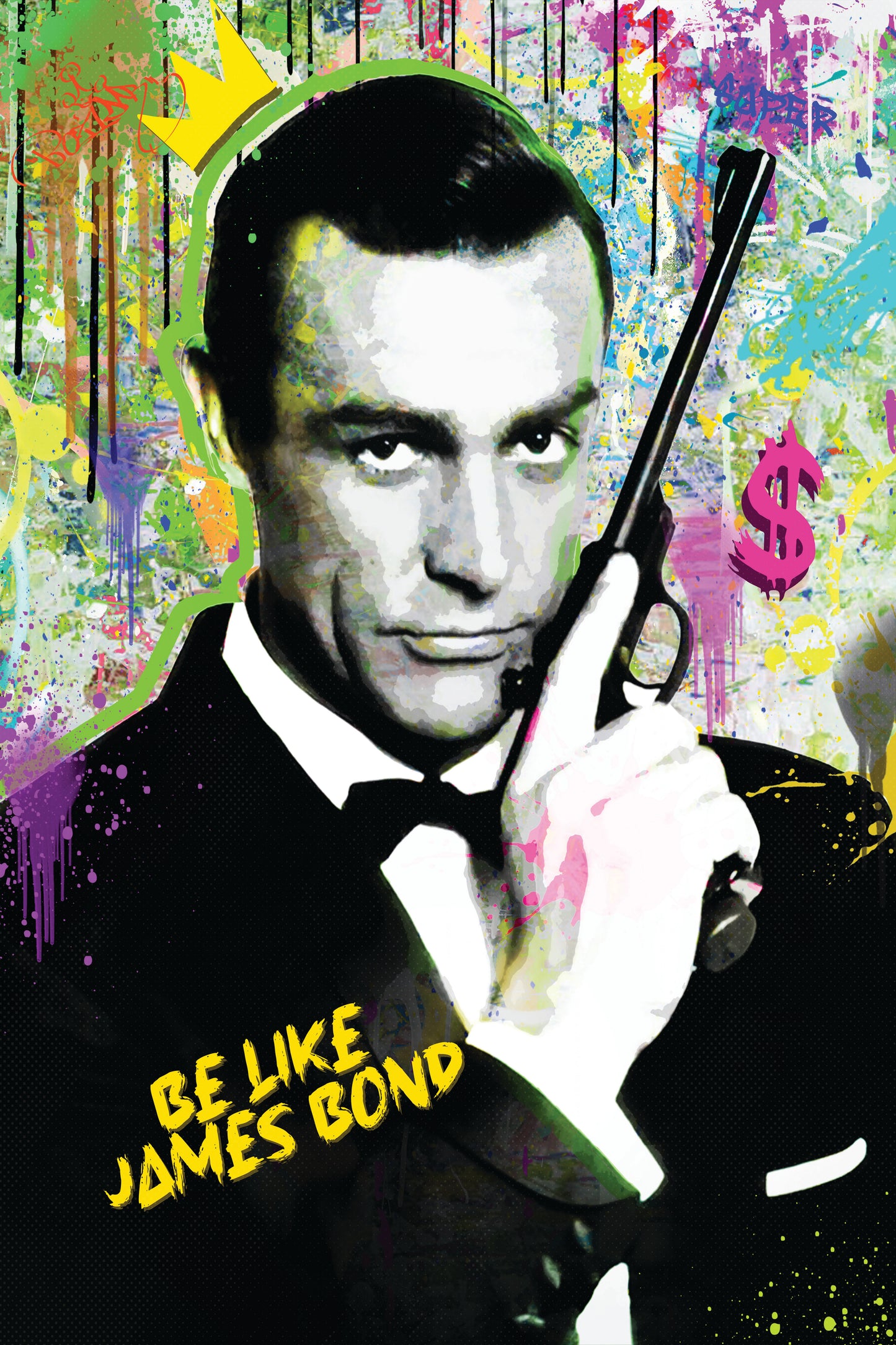 Obraz Canvas  POP ART James Bond