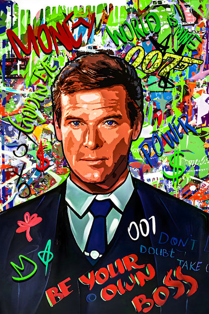 Obraz Canvas POP Art James Bond