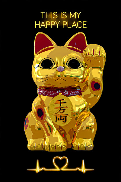 Obraz Canvas  POP ART Kot Szczęścia Maneki Neko