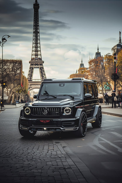 Obraz Canvas Classic Mercedes-Benz G-Class Brabus w Paryżu