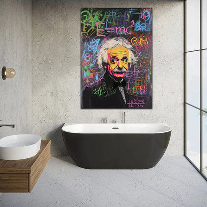 Albert Einstein Pop Art E=mc²
