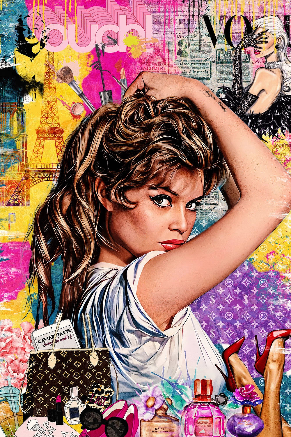 Obraz Canvas  POP Art Brigitte Bardoux