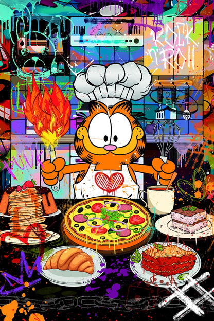 Kot Szef Kuchni  – kuchnia Pop Art