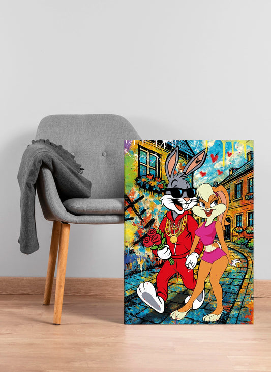 Królicza miłość – miejski pop-art
