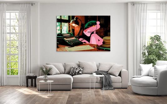 Pantera Księgowa Liczymy do zera , obraz na płótnie