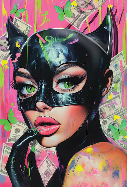 Obraz Canvas  POP ART "Catwoman"