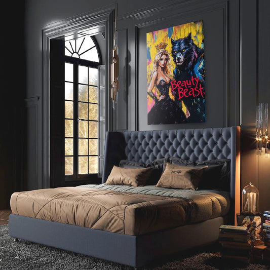 Obraz na płótnie „Piękna i Bestia”